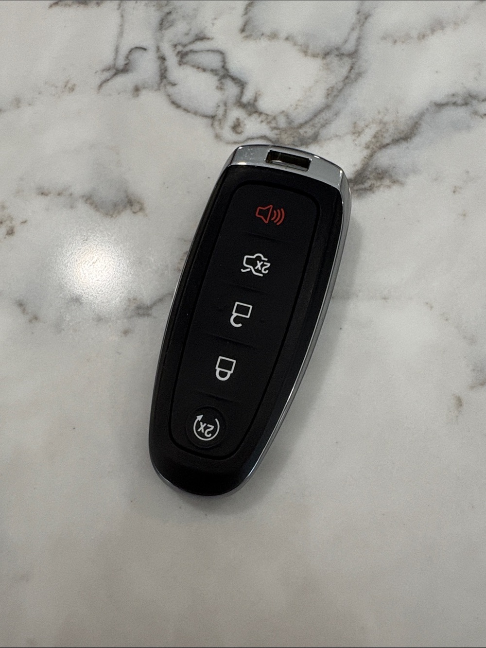 Ford Black and Silver Key Fob Remote
